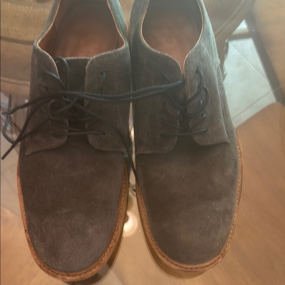 Frye Black Derby Oxfords with Classic Lacing